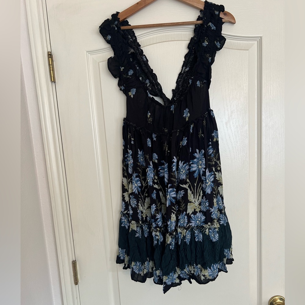 Free People Intimately Bali Wild Daisy Slip Dress Tank Swing